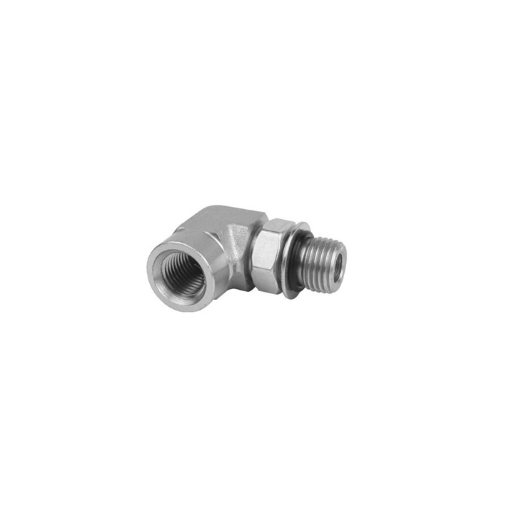 90 Elbow Male NPTF Hydraulic Adapters